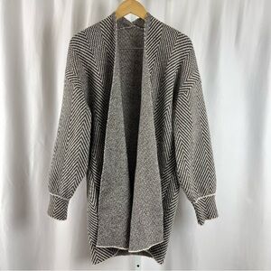 Emery Rose XL Drop Shoulder Bubble Sleeve Duster Longline Cardigan Buttery Soft